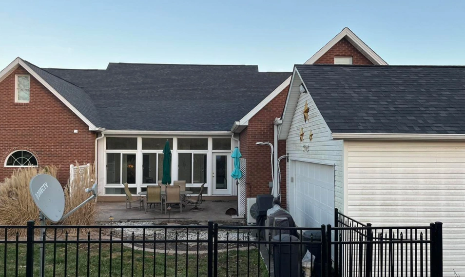 Storm damage roof restoration completed by Spangler Roof Systems in Kentucky