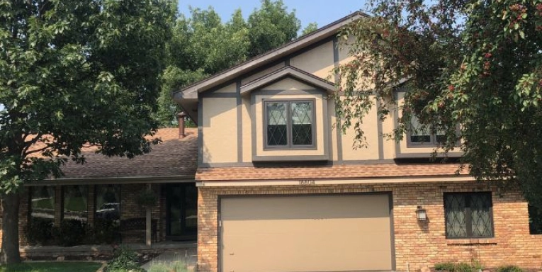 New architectural shingle roof installed on a Kentucky home